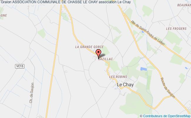 plan association Association Communale De Chasse Le Chay Le Chay