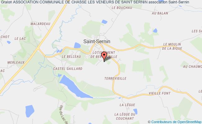 plan association Association Communale De Chasse Les Veneurs De Saint Sernin Saint-Sernin