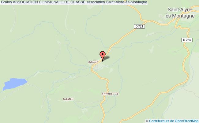 plan association Association Communale De Chasse Saint-Alyre-ès-Montagne