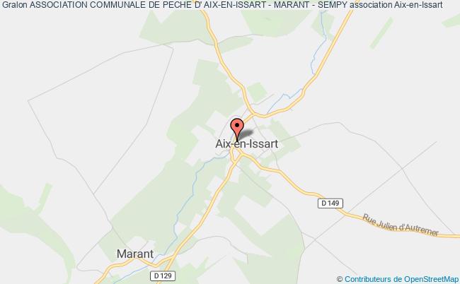 plan association Association Communale De Peche D' Aix-en-issart - Marant - Sempy Aix-en-Issart