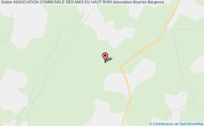 plan association Association Communale Des Amis Du Haut Rhin Bourriot-Bergonce