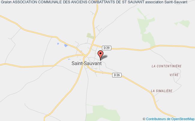 plan association Association Communale Des Anciens Combattants De St Sauvant Saint-Sauvant