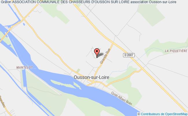 plan association Association Communale Des Chasseurs D'ousson Sur Loire Ousson-sur-Loire