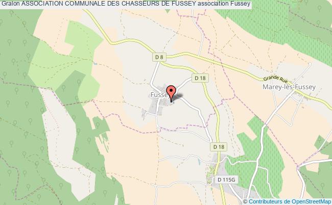 plan association Association Communale Des Chasseurs De Fussey Fussey