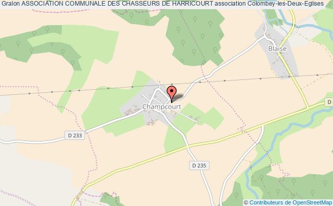 plan association Association Communale Des Chasseurs De Harricourt Colombey-les-Deux-Églises
