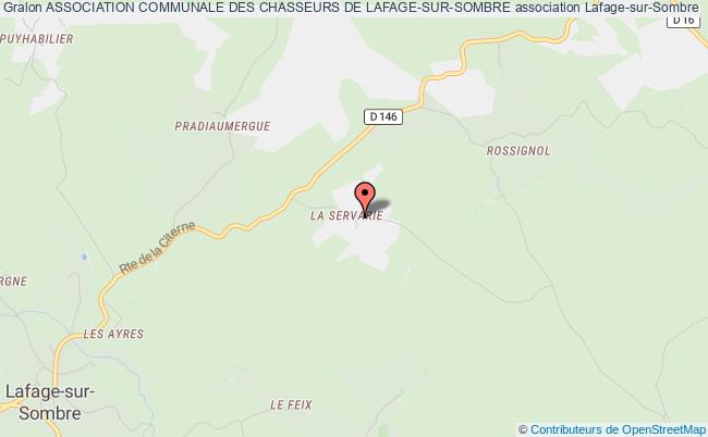 plan association Association Communale Des Chasseurs De Lafage-sur-sombre Lafage-sur-Sombre