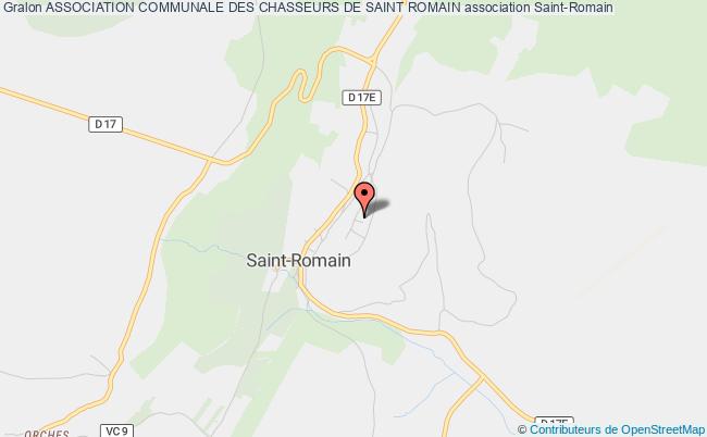 plan association Association Communale Des Chasseurs De Saint Romain Saint-Romain
