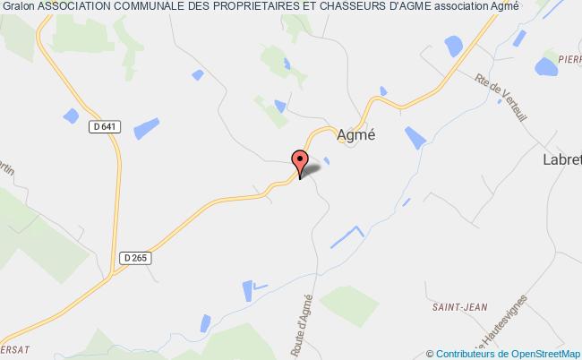 ASSOCIATION COMMUNALE DES PROPRIETAIRES ET CHASSEURS D'AGME
