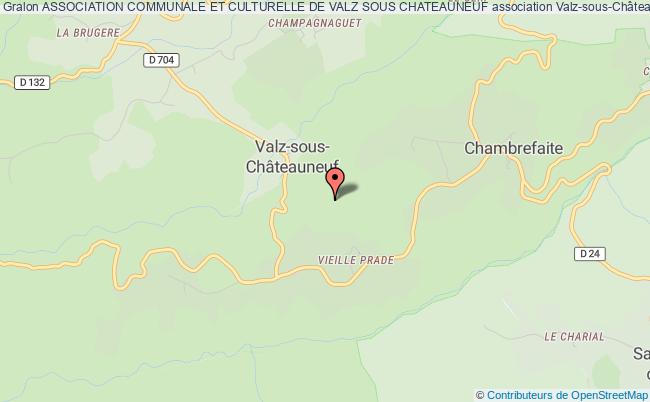 plan association Association Communale Et Culturelle De Valz Sous Chateauneuf Valz-sous-Châteauneuf