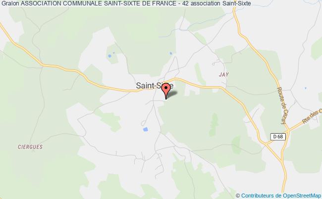 plan association Association Communale Saint-sixte De France - 42 Saint-Sixte