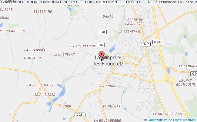 plan association Association Communale Sports Et Loisirs La Chapelle Des Fougeretz La    Chapelle-des-Fougeretz