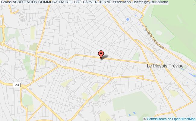 plan association Association Communautaire Luso Capverdienne Champigny-sur-Marne