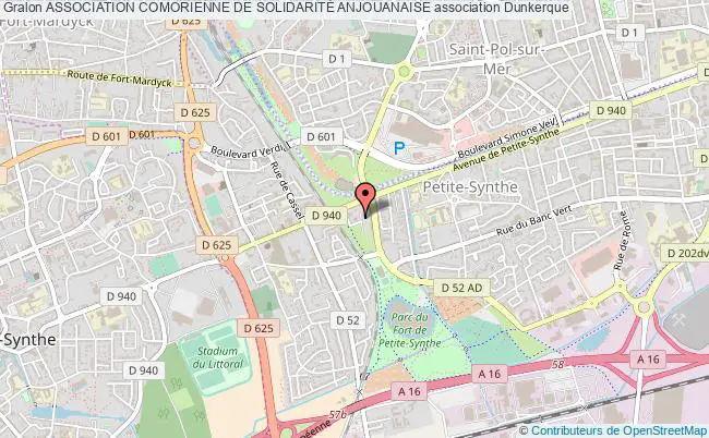 plan association Association Comorienne De SolidaritÉ Anjouanaise Dunkerque