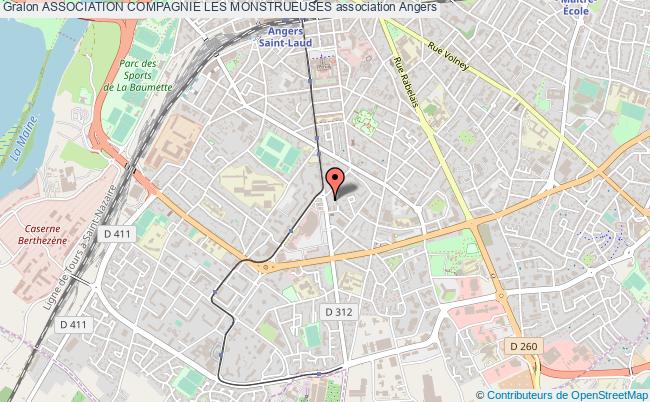plan association Association Compagnie Les Monstrueuses Angers
