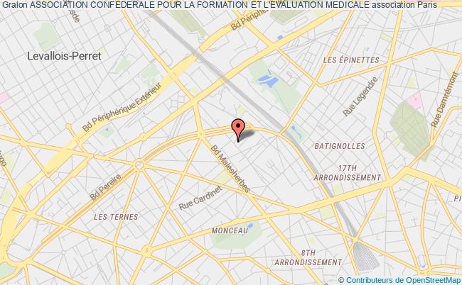 plan association Association Confederale Pour La Formation Medicale Acfm Paris