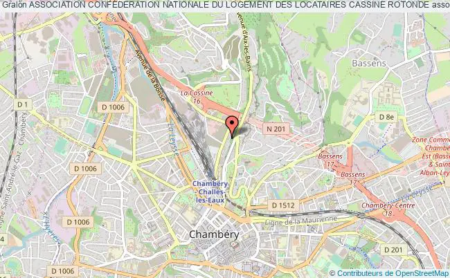 plan association Association Confederation Nationale Du Logement Des Locataires Cassine Rotonde Chambéry