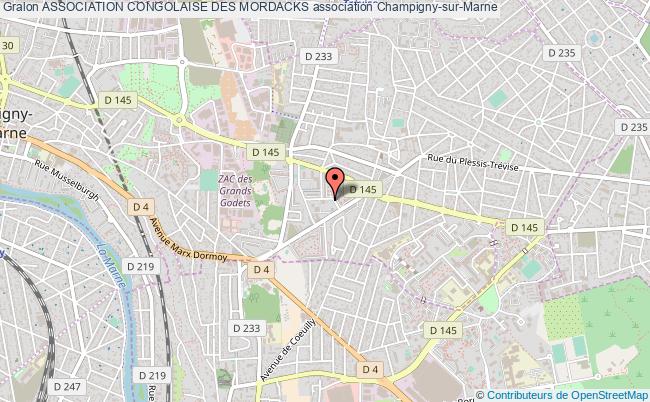 plan association Association Congolaise Des Mordacks Champigny-sur-Marne