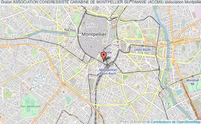 plan association Association Congressiste Carabine De Montpellier Septimanie (accms) Montpellier