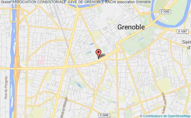plan association Association Consistoriale Juive De Grenoble Grenoble