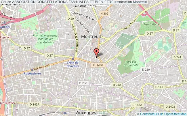 plan association Association Constellations Familiales Et Bien-Être Montreuil