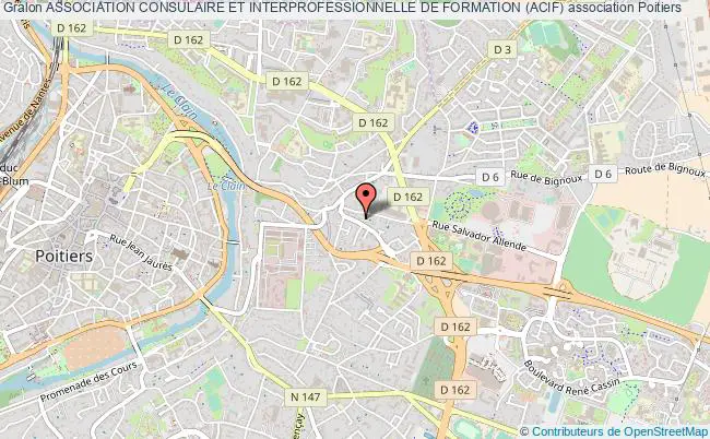 plan association Association Consulaire Et Interprofessionnelle De Formation (acif) Poitiers