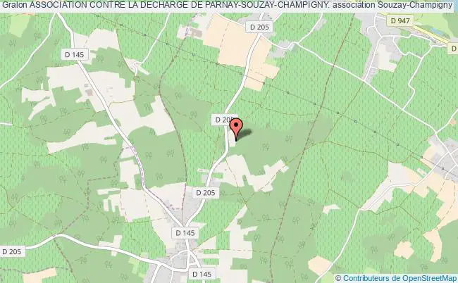 plan association Association Contre La Decharge De Parnay-souzay-champigny. Souzay-Champigny