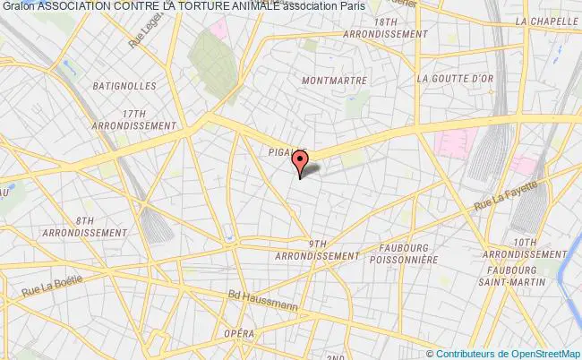 plan association Association Contre La Torture Animale Paris