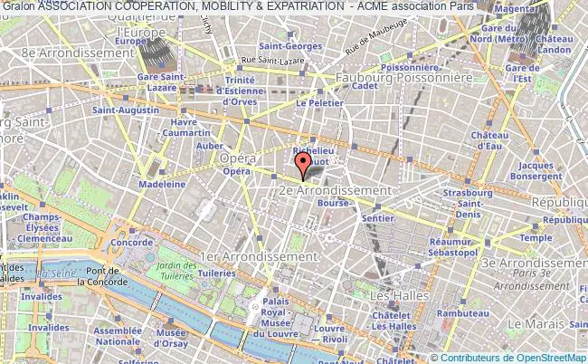 plan association Association Cooperation, Mobility & Expatriation  - Acme PARIS