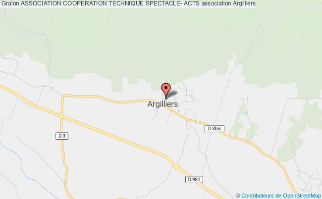 ASSOCIATION COOPERATION TECHNIQUE SPECTACLE- ACTS