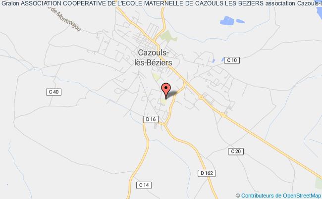 ASSOCIATION COOPERATIVE DE L'ECOLE MATERNELLE DE CAZOULS LES BEZIERS