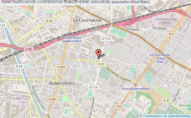 plan association Association Cooperative Robespierre (ascorob) Aubervilliers
