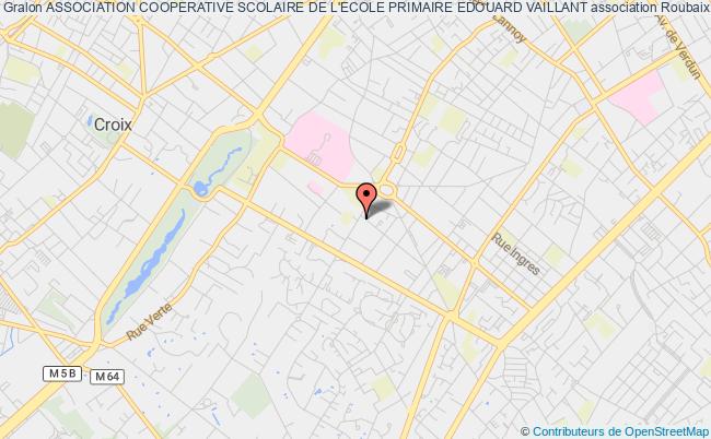 plan association Association Cooperative Scolaire De L'ecole Primaire Edouard Vaillant 