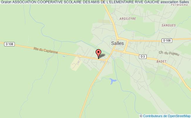 ASSOCIATION COOPERATIVE SCOLAIRE DES AMIS DE L'ELEMENTAIRE RIVE GAUCHE