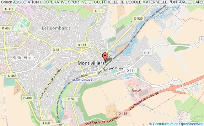 plan association Association Cooperative Sportive Et Culturelle De L'ecole Maternelle Pont-callouard Montivilliers