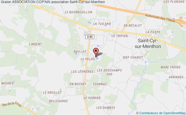 plan association Association Cop'ain Saint-Cyr-sur-Menthon