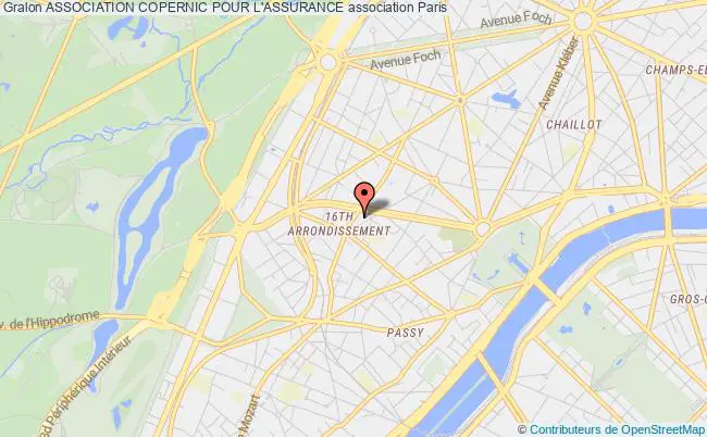 plan association Association Copernic Pour L'assurance Paris