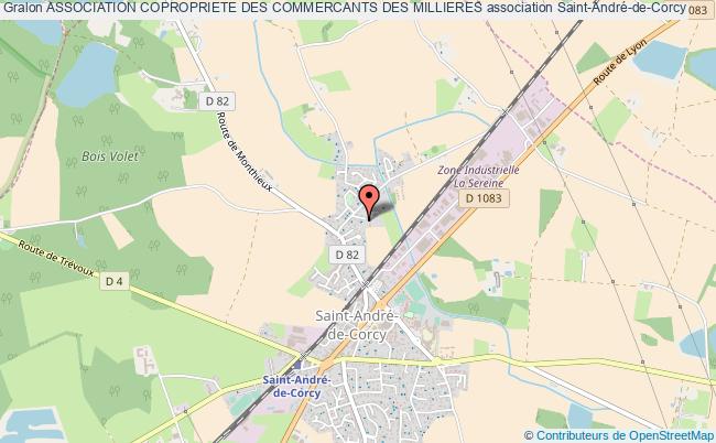plan association Association Copropriete Des Commercants Des Millieres Saint-André-de-Corcy