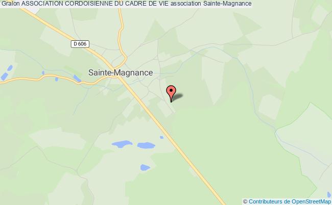 plan association Association Cordoisienne Du Cadre De Vie Sainte-Magnance