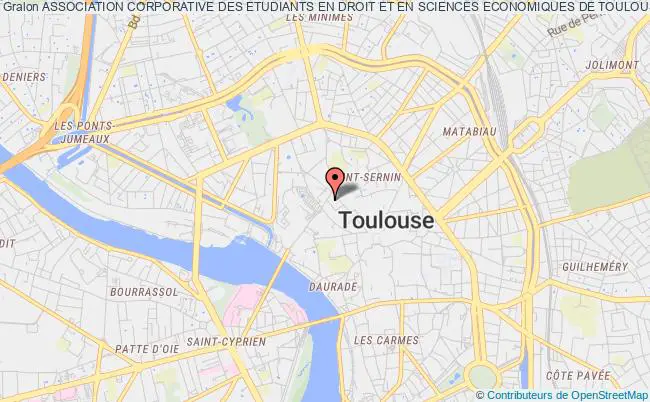plan association Association Corporative Des Etudiants En Droit Et En Sciences Economiques De Toulouse Toulouse