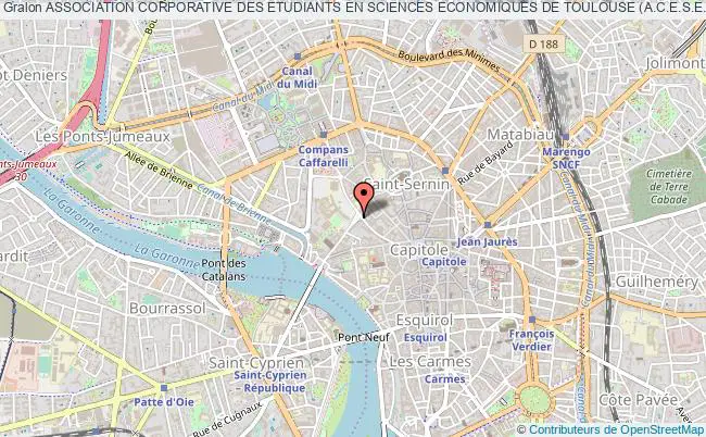 plan association Association Corporative Des Etudiants En Sciences Economiques De Toulouse (a.c.e.s.e.t) Dit Corpo Eco Toulouse cedex  9
