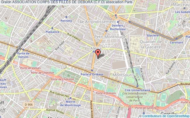 plan association Association Corps Des Filles De Debora (c.f.d) Paris