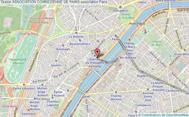 plan association Association Correzienne De Paris Paris