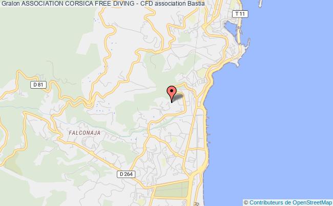 plan association Association Corsica Free Diving - Cfd Bastia