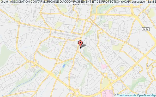plan association Association Costarmoricaine D'accompagnement Et De Protection (acap) Saint-Brieuc
