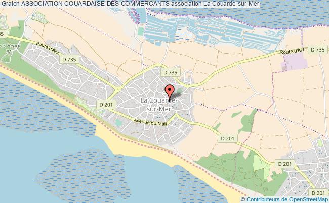 plan association Association Couardaise Des Commercants La    Couarde-sur-Mer