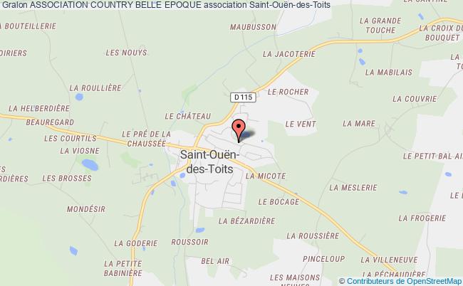 plan association Association Country Belle Epoque Saint-Ouën-des-Toits