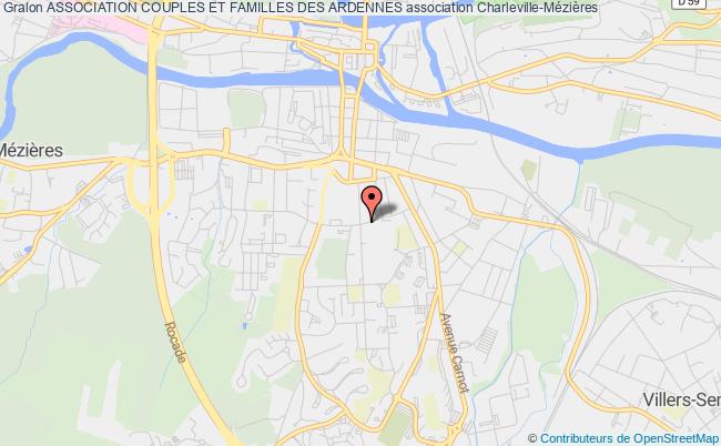 plan association Association Couples Et Familles Des Ardennes Charleville-Mézières