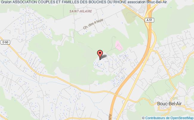 plan association Association Couples Et Familles Des Bouches Du Rhone Bouc-Bel-Air