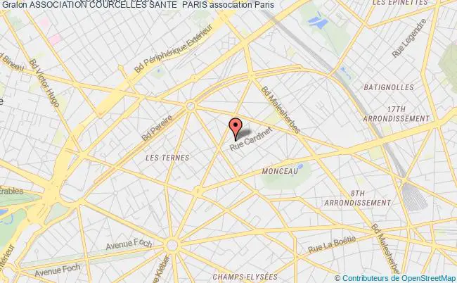 ASSOCIATION COURCELLES SANTE  PARIS
