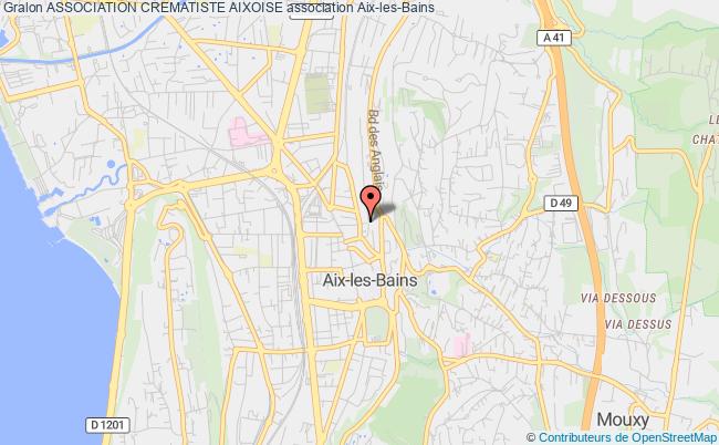 plan association Association Crematiste Aixoise Aix-les-Bains